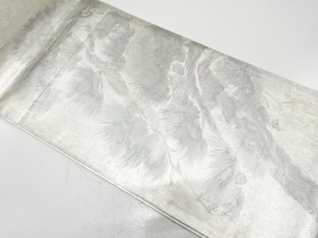 佐賀錦　松模様織り出し　袋帯